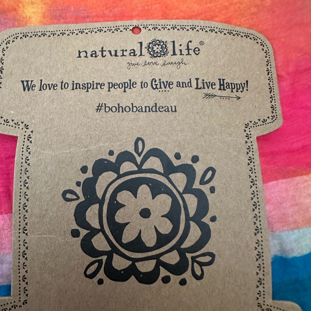 Natural Life Boho Bandeau in Rainbow Sorbet - Picture 9 of 13